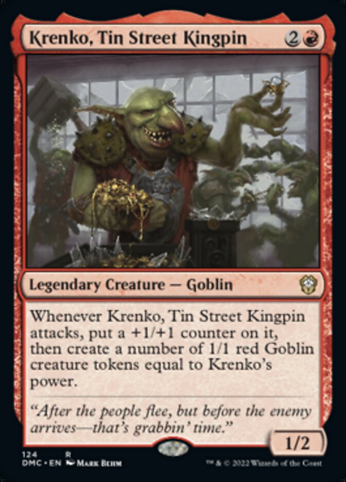 Krenko, Tin Street Kingpin [Dominaria United Commander] | Dragon's Lair Comics and Fantasy Houston TX