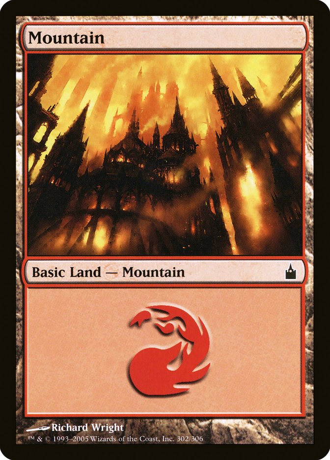 Mountain (302) [Ravnica: City of Guilds] | Dragon's Lair Comics and Fantasy Houston TX