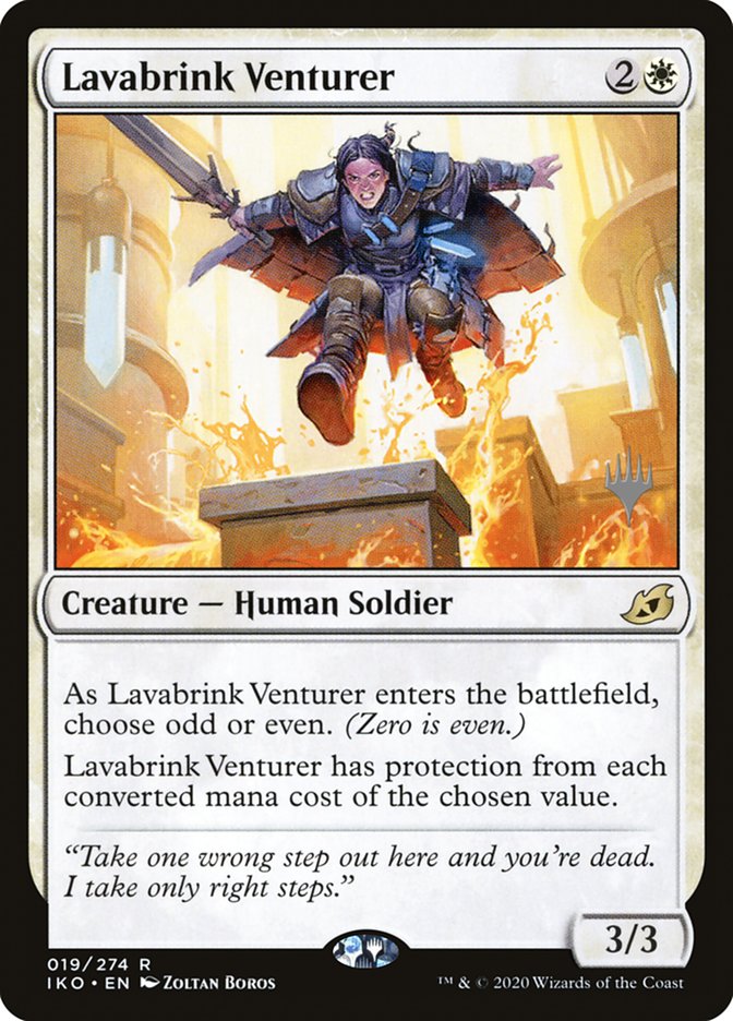 Lavabrink Venturer (Promo Pack) [Ikoria: Lair of Behemoths Promos] | Dragon's Lair Comics and Fantasy Houston TX