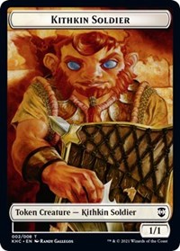 Kithkin Soldier // Pegasus Double-Sided Token [Kaldheim Commander Tokens] | Dragon's Lair Comics and Fantasy Houston TX