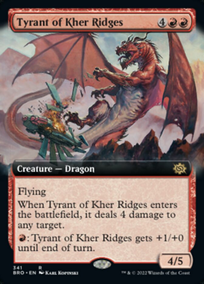 Tyrant of Kher Ridges (Extended Art) [The Brothers' War] | Dragon's Lair Comics and Fantasy Houston TX