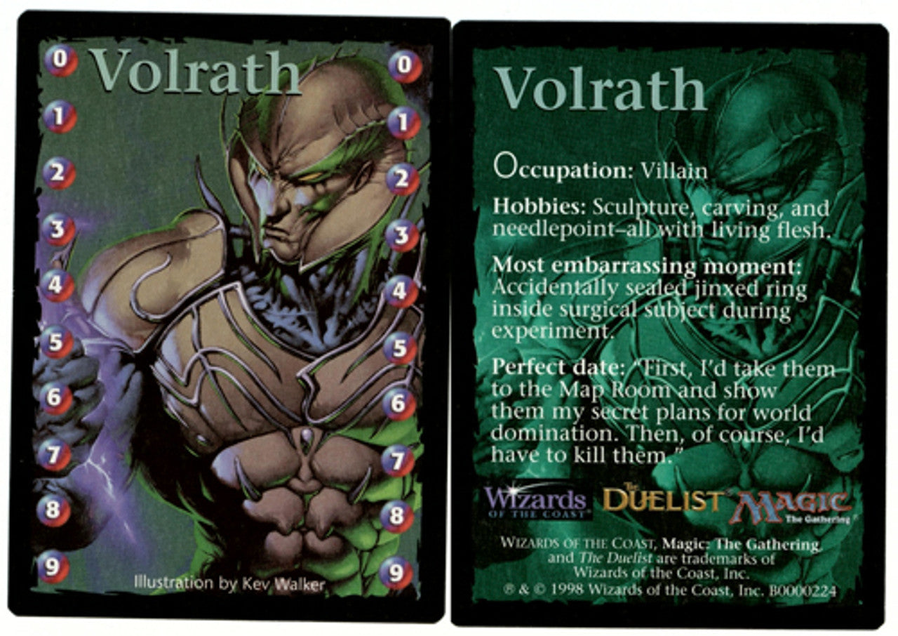 Volrath Life Counter Token [Media Promos] | Dragon's Lair Comics and Fantasy Houston TX