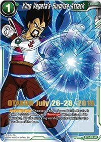 King Vegeta's Surprise Attack (OTAKON 2019) (BT1-079) [Promotion Cards] | Dragon's Lair Comics and Fantasy Houston TX