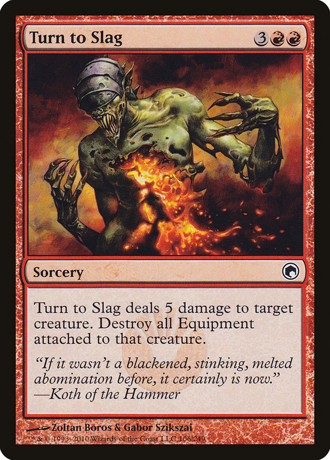 Turn to Slag [Scars of Mirrodin] | Dragon's Lair Comics and Fantasy Houston TX