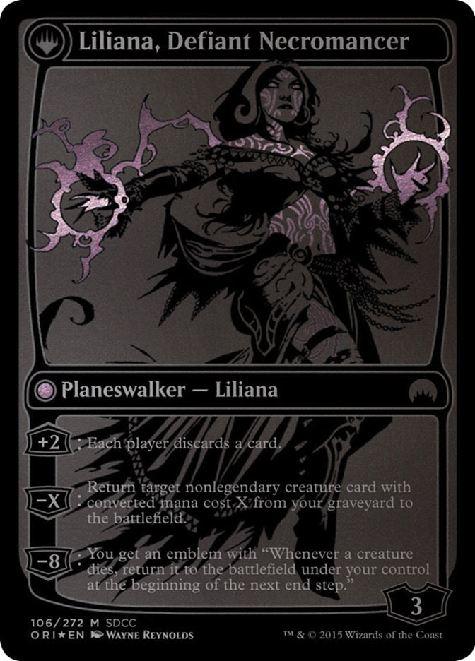 Liliana, Heretical Healer // Liliana, Defiant Necromancer [San Diego Comic-Con 2015] | Dragon's Lair Comics and Fantasy Houston TX