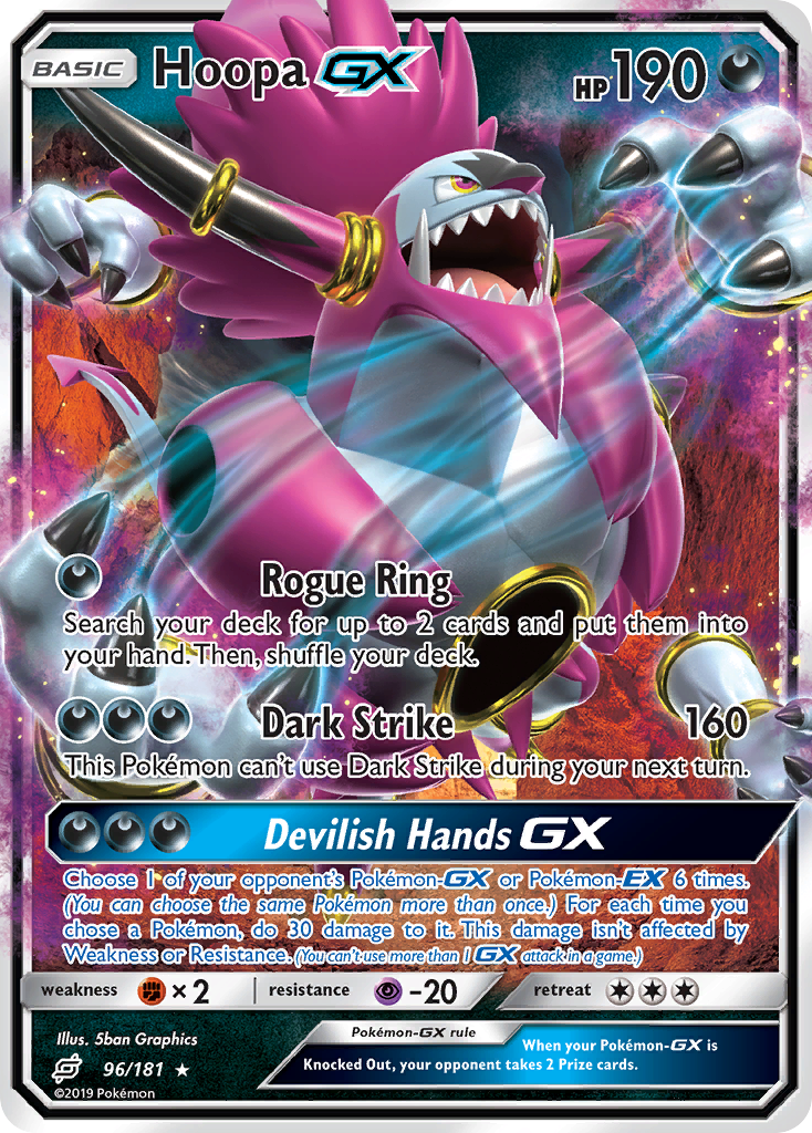 Hoopa GX (96/181) [Sun & Moon: Team Up] | Dragon's Lair Comics and Fantasy Houston TX