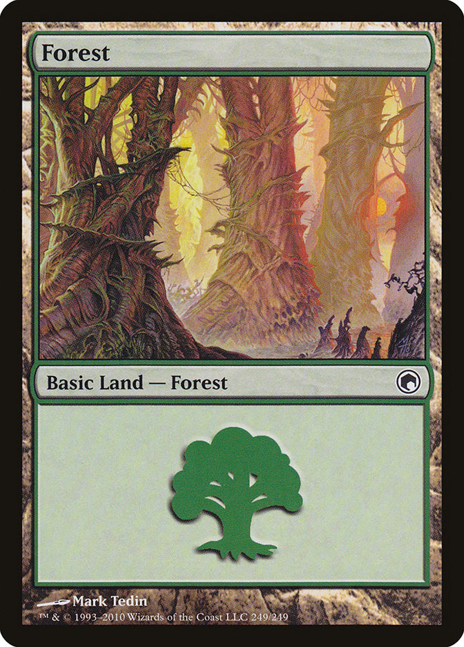 Forest (249) [Scars of Mirrodin] | Dragon's Lair Comics and Fantasy Houston TX