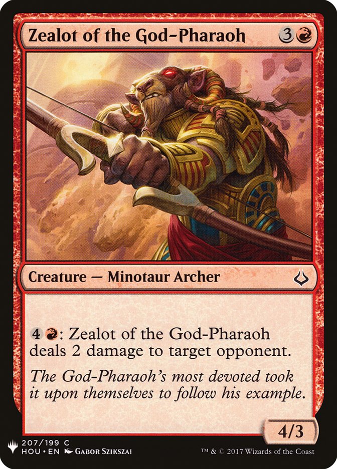 Zealot of the God-Pharaoh [Mystery Booster] | Dragon's Lair Comics and Fantasy Houston TX