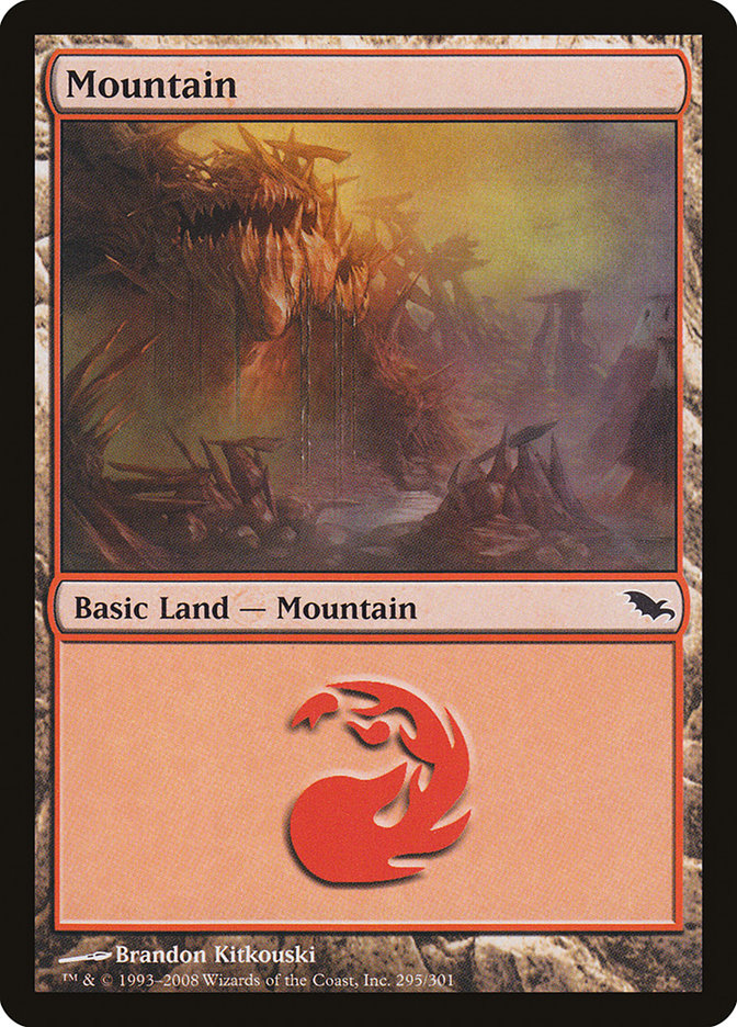 Mountain (295) [Shadowmoor] | Dragon's Lair Comics and Fantasy Houston TX