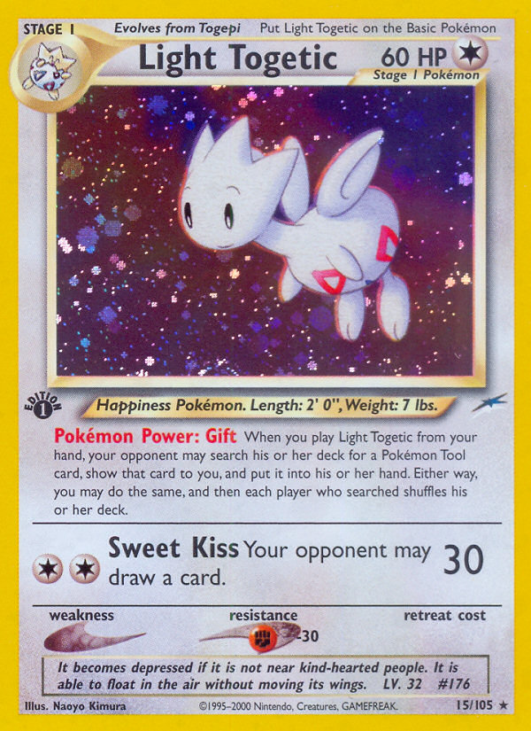 Light Togetic (15/105) [Neo Destiny 1st Edition] | Dragon's Lair Comics and Fantasy Houston TX