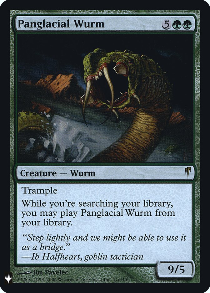 Panglacial Wurm [Mystery Booster] | Dragon's Lair Comics and Fantasy Houston TX