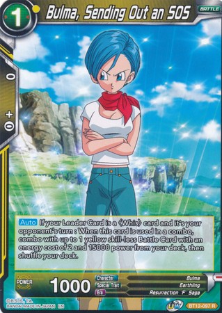 Bulma, Sending Out an SOS (BT12-097) [Vicious Rejuvenation] | Dragon's Lair Comics and Fantasy Houston TX