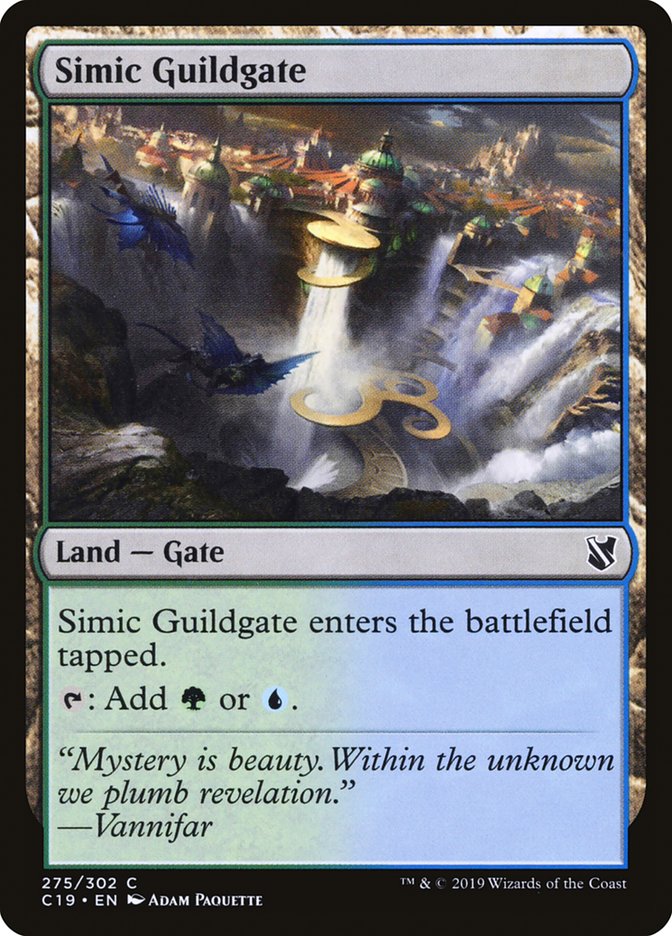 Simic Guildgate [Commander 2019] | Dragon's Lair Comics and Fantasy Houston TX