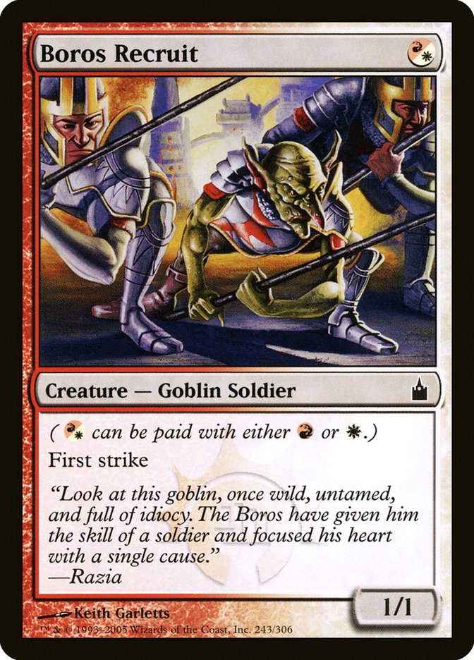 Boros Recruit [Ravnica: City of Guilds] | Dragon's Lair Comics and Fantasy Houston TX