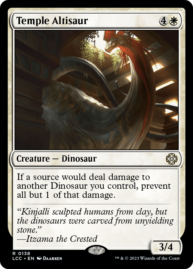 Temple Altisaur [The Lost Caverns of Ixalan Commander] | Dragon's Lair Comics and Fantasy Houston TX