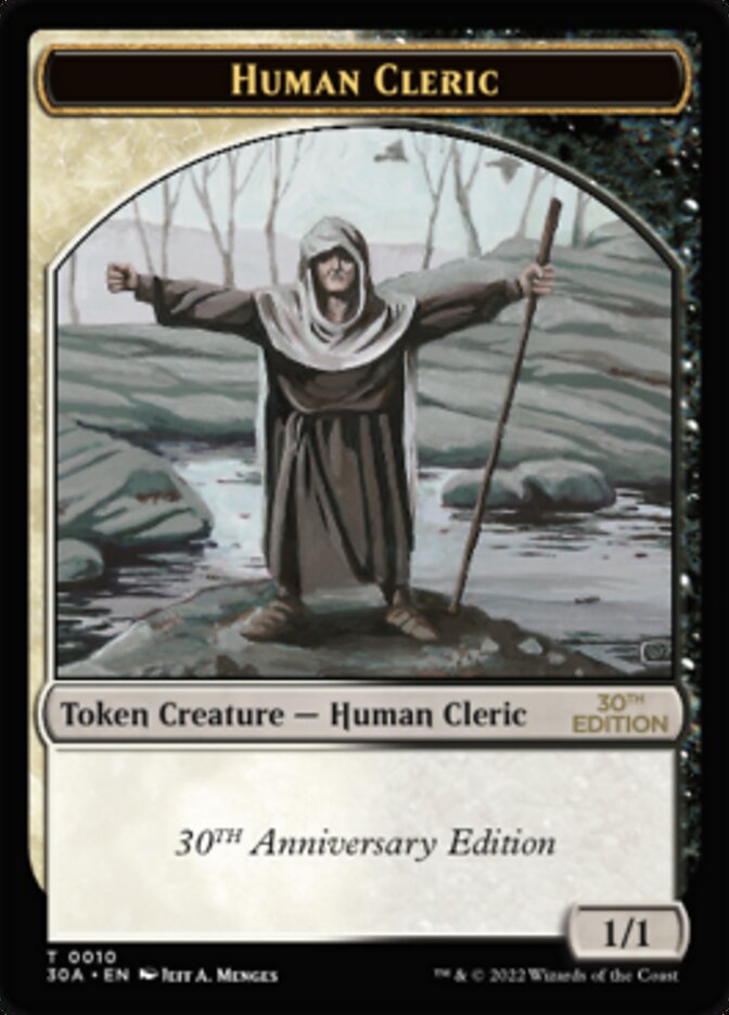 Human Cleric Token [30th Anniversary Tokens] | Dragon's Lair Comics and Fantasy Houston TX