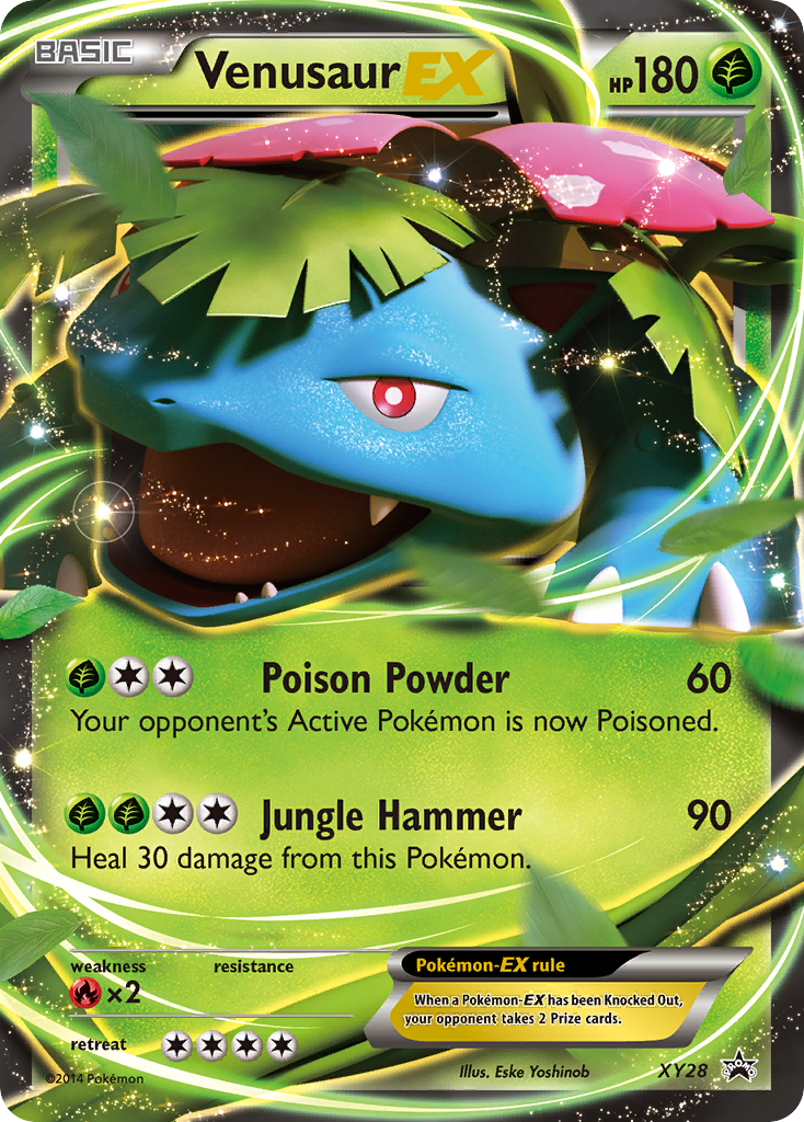 Venusaur EX (XY28) [XY: Black Star Promos] | Dragon's Lair Comics and Fantasy Houston TX