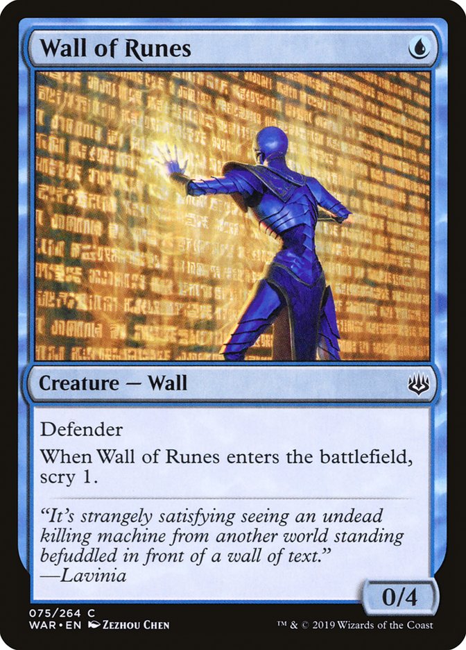 Wall of Runes [War of the Spark] | Dragon's Lair Comics and Fantasy Houston TX