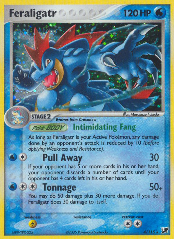 Feraligatr (4/115) [EX: Unseen Forces] | Dragon's Lair Comics and Fantasy Houston TX