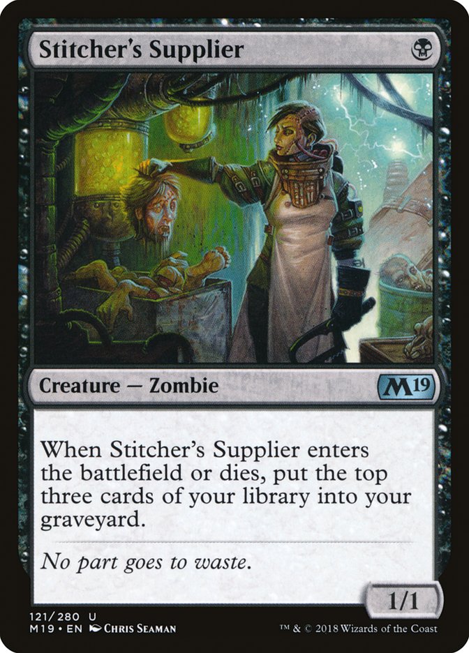 Stitcher's Supplier [Core Set 2019] | Dragon's Lair Comics and Fantasy Houston TX