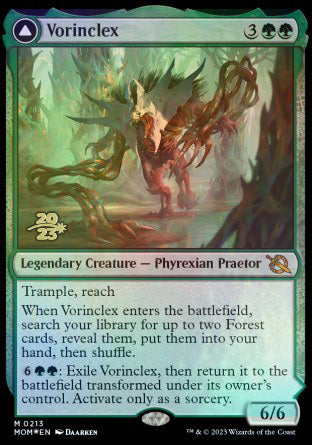 Vorinclex // The Grand Evolution [March of the Machine Prerelease Promos] | Dragon's Lair Comics and Fantasy Houston TX