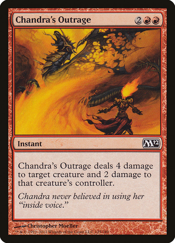 Chandra's Outrage [Magic 2012] | Dragon's Lair Comics and Fantasy Houston TX