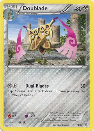 Doublade (14/30) [XY: Trainer Kit 1 - Bisharp] | Dragon's Lair Comics and Fantasy Houston TX