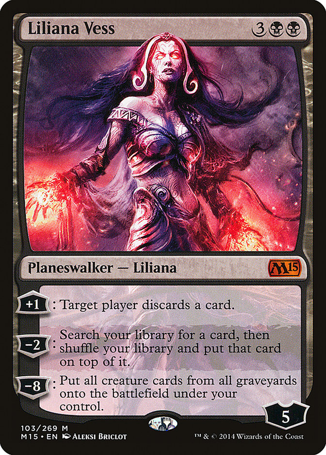 Liliana Vess [Magic 2015] | Dragon's Lair Comics and Fantasy Houston TX