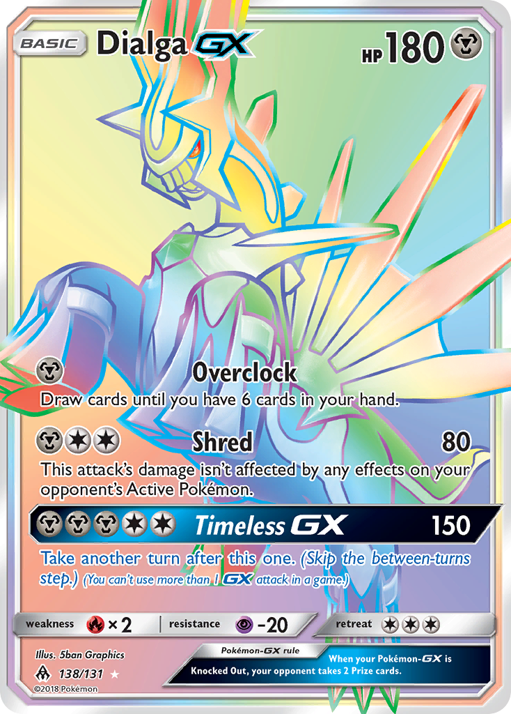 Dialga GX (138/131) [Sun & Moon: Forbidden Light] | Dragon's Lair Comics and Fantasy Houston TX