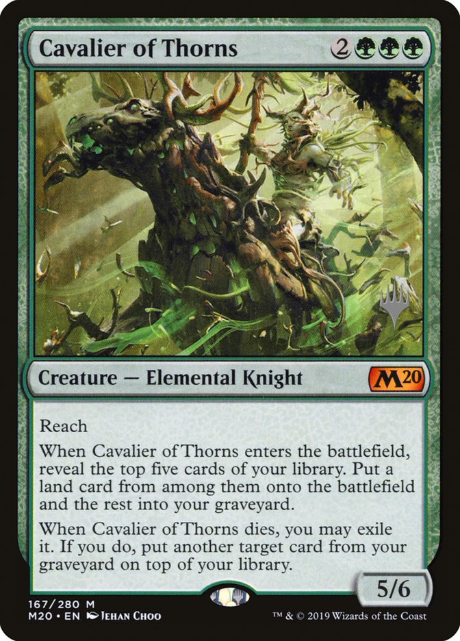 Cavalier of Thorns (Promo Pack) [Core Set 2020 Promos] | Dragon's Lair Comics and Fantasy Houston TX