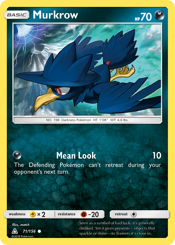 Murkrow (71/156) [Sun & Moon: Ultra Prism] | Dragon's Lair Comics and Fantasy Houston TX