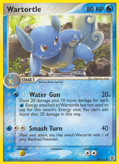 Wartortle (50/112) [EX: FireRed & LeafGreen] | Dragon's Lair Comics and Fantasy Houston TX