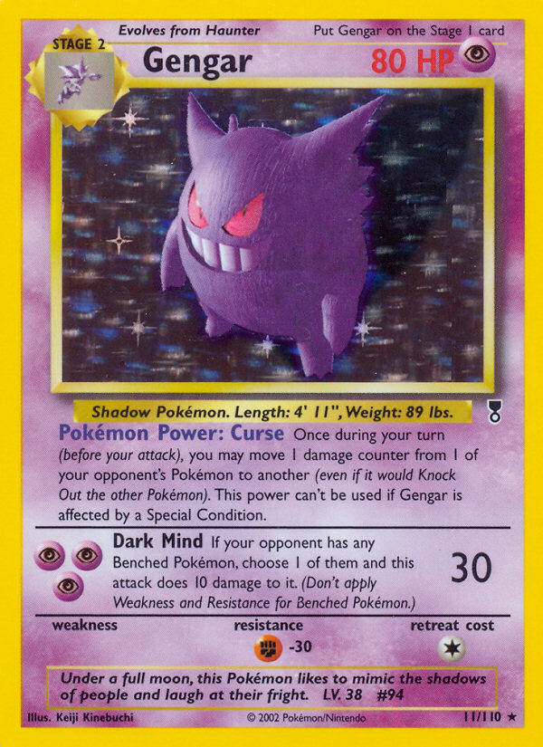 Gengar (11/110) [Legendary Collection] | Dragon's Lair Comics and Fantasy Houston TX