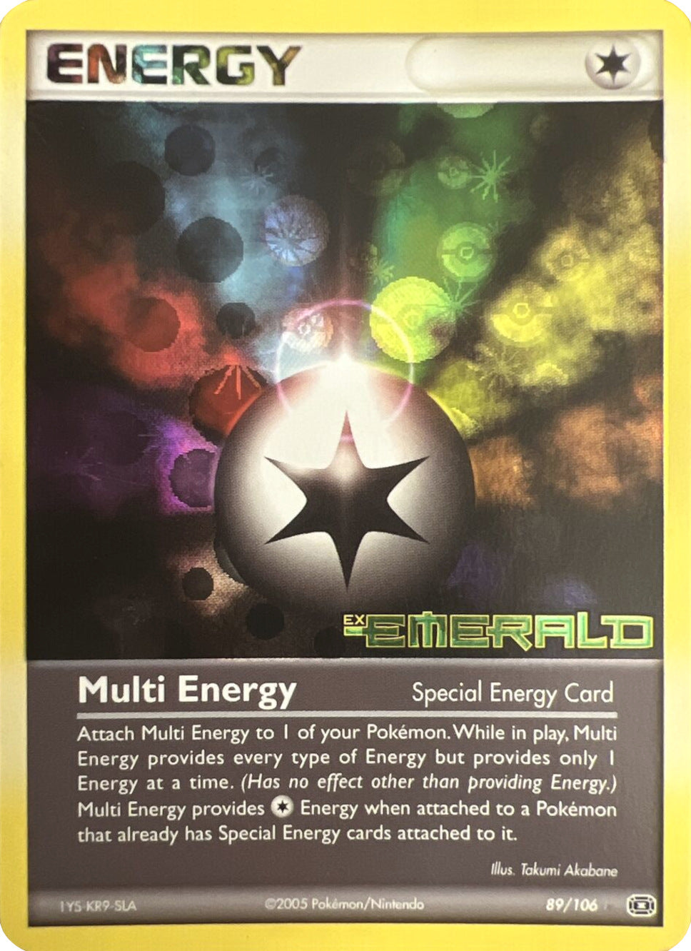 Multi Energy (89/106) (Stamped) [EX: Emerald] | Dragon's Lair Comics and Fantasy Houston TX