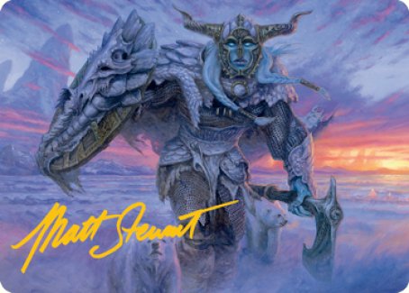 Frost Giant Art Card (Gold-Stamped Signature) [Dungeons & Dragons: Adventures in the Forgotten Realms Art Series] | Dragon's Lair Comics and Fantasy Houston TX