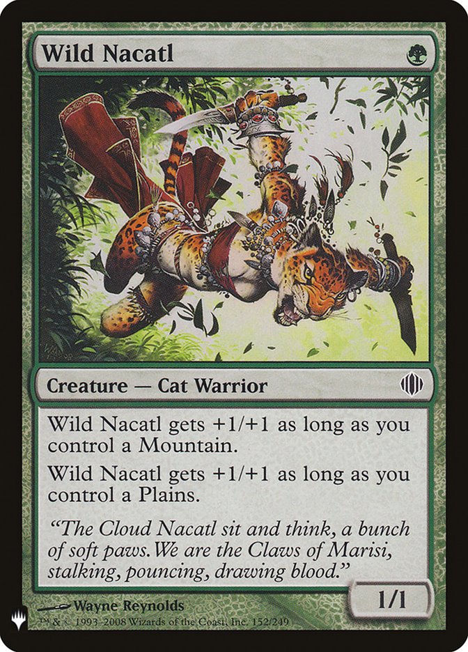 Wild Nacatl [Mystery Booster] | Dragon's Lair Comics and Fantasy Houston TX