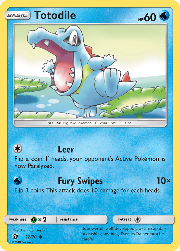 Totodile (22/70) [Sun & Moon: Dragon Majesty] | Dragon's Lair Comics and Fantasy Houston TX