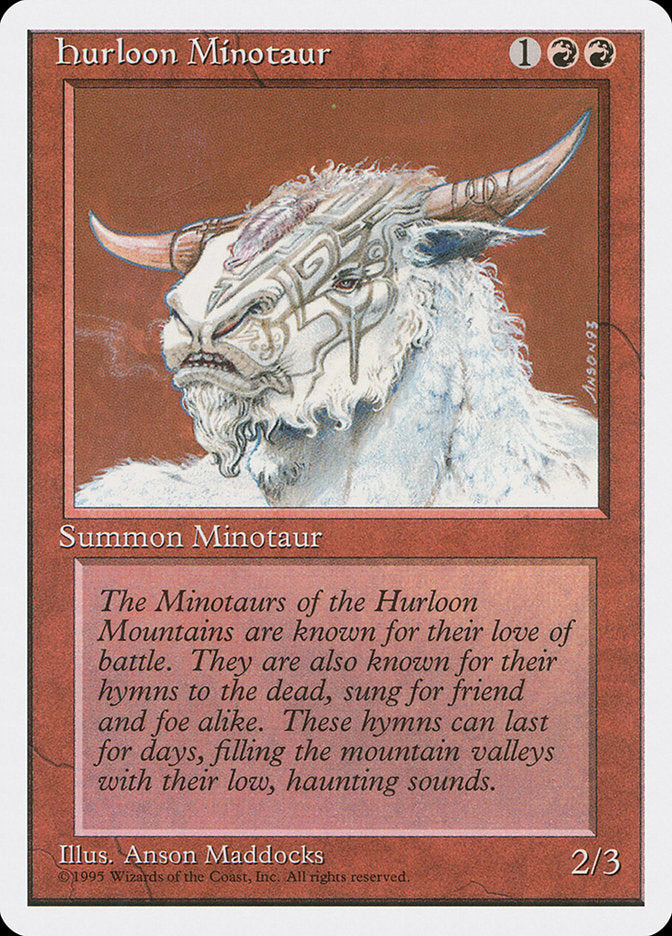 Hurloon Minotaur [Fourth Edition] | Dragon's Lair Comics and Fantasy Houston TX