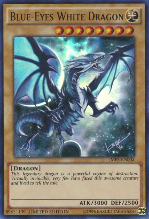 Blue-Eyes White Dragon [JMPS-EN002] Ultra Rare | Dragon's Lair Comics and Fantasy Houston TX