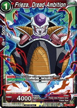 Frieza, Dread Ambition (Tournament Pack Vol. 8) (P-380) [Tournament Promotion Cards] | Dragon's Lair Comics and Fantasy Houston TX