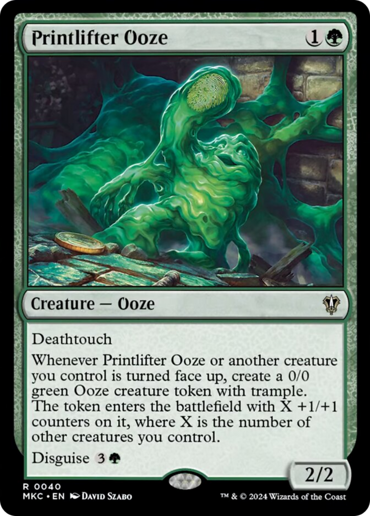 Printlifter Ooze [Murders at Karlov Manor Commander] | Dragon's Lair Comics and Fantasy Houston TX