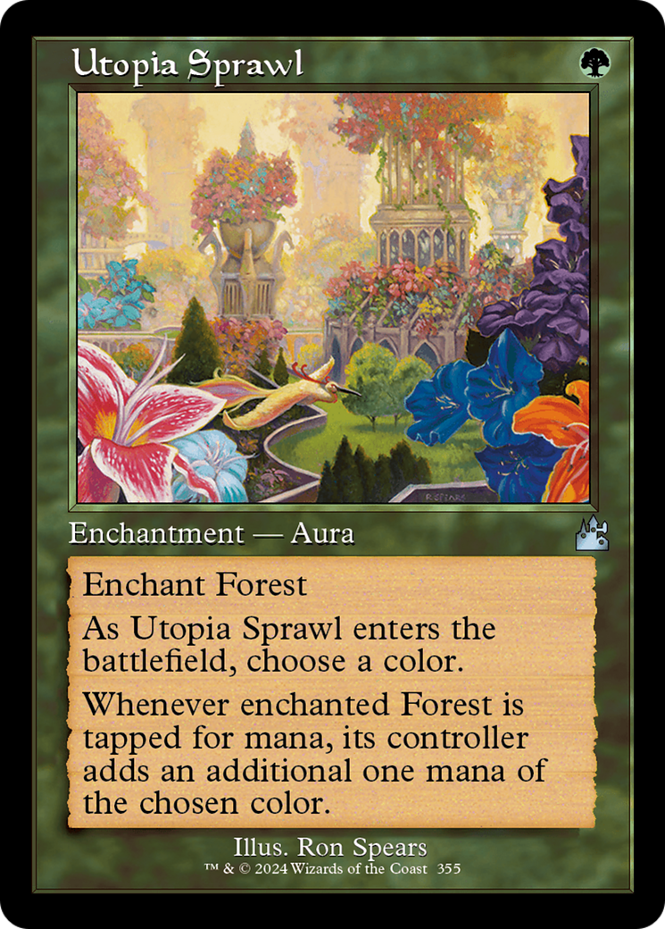 Utopia Sprawl (Retro Frame) [Ravnica Remastered] | Dragon's Lair Comics and Fantasy Houston TX