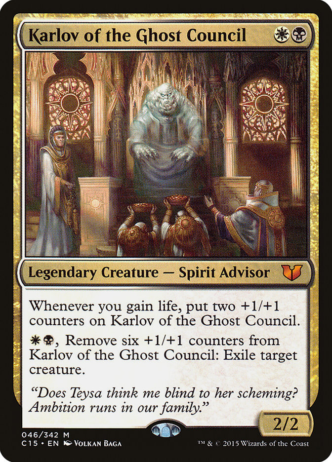 Karlov of the Ghost Council [Commander 2015] | Dragon's Lair Comics and Fantasy Houston TX