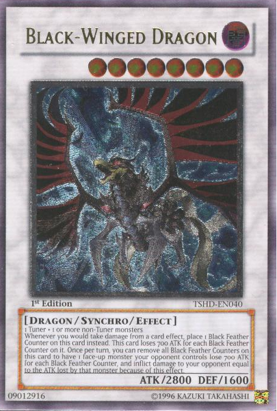 Black-Winged Dragon [TSHD-EN040] Ultimate Rare | Dragon's Lair Comics and Fantasy Houston TX