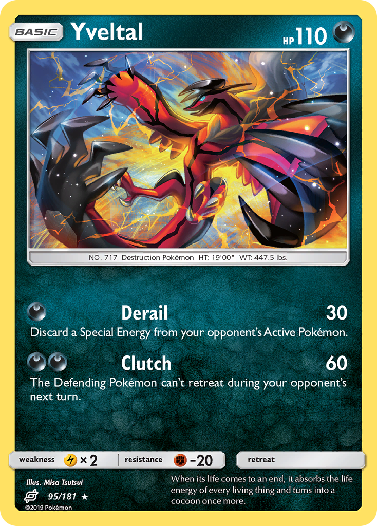 Yveltal (95/181) [Sun & Moon: Team Up] | Dragon's Lair Comics and Fantasy Houston TX