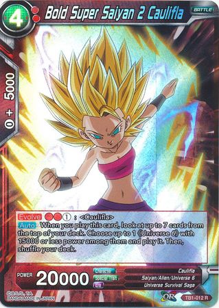 Bold Super Saiyan 2 Caulifla (TB1-012) [The Tournament of Power] | Dragon's Lair Comics and Fantasy Houston TX