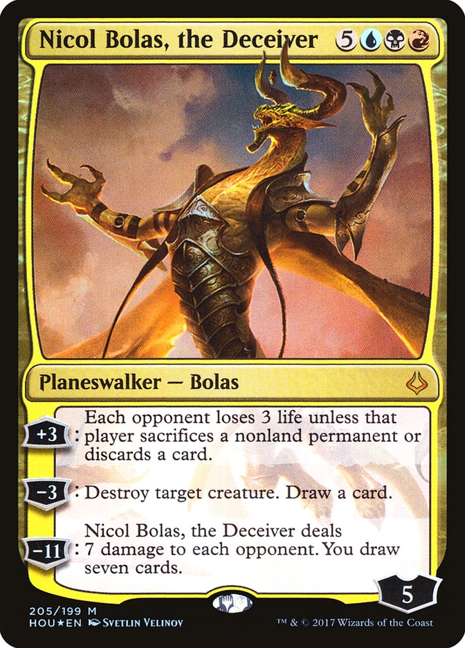 Nicol Bolas, the Deceiver [Hour of Devastation] | Dragon's Lair Comics and Fantasy Houston TX