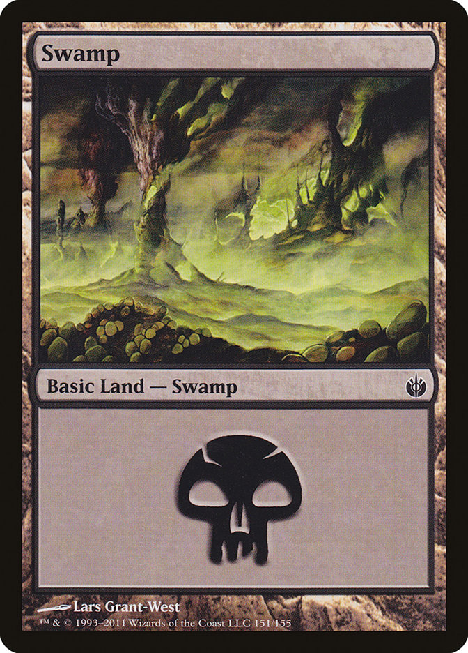 Swamp (151) [Mirrodin Besieged] | Dragon's Lair Comics and Fantasy Houston TX