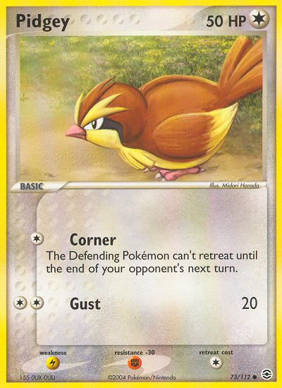 Pidgey (73/112) [EX: FireRed & LeafGreen] | Dragon's Lair Comics and Fantasy Houston TX