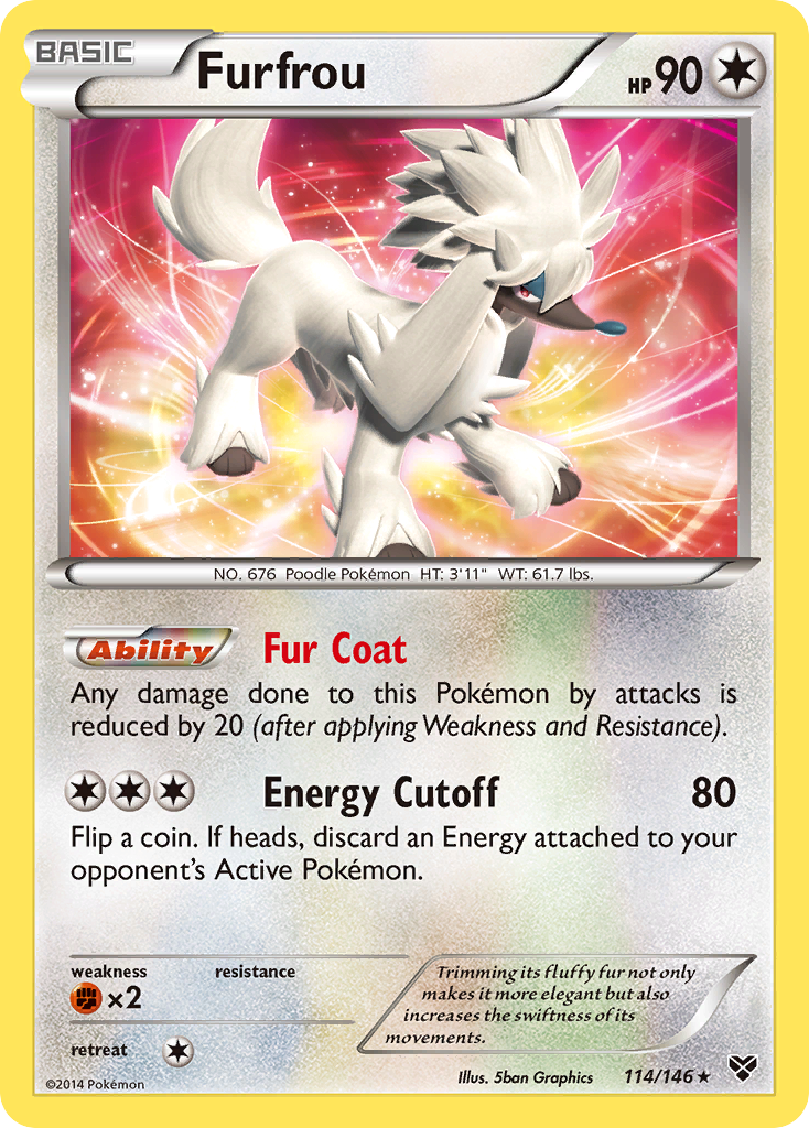 Furfrou (114/146) [XY: Base Set] | Dragon's Lair Comics and Fantasy Houston TX